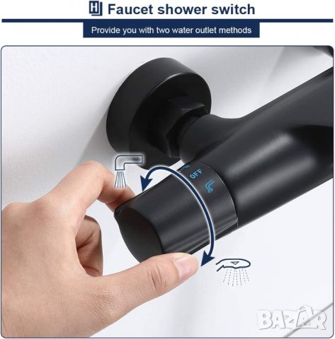 Смесител за душ и вана  SB30007, снимка 5 - Други стоки за дома - 39826764