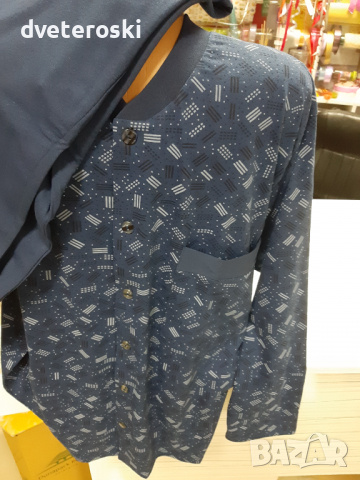 Мъжка пижама с дълъг ръкав 2ХЛ, снимка 3 - Бельо - 23116618