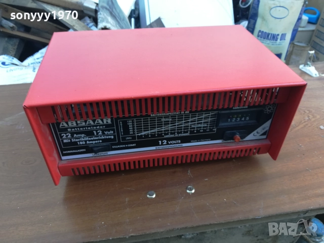 ABSAAR 12V-22AMP BIG BATTERY CHARGER-ВНОС SWISS 2010250628, снимка 10 - Аксесоари и консумативи - 52113027