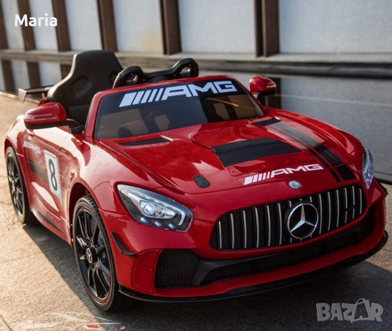 Акумулаторена кола Mercedes Benz GT4 AMG 12V , снимка 8 - Детски велосипеди, триколки и коли - 38691438