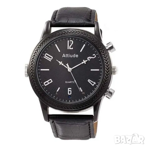 Скрита Камера в ръчен часовник и кожена верижка с нощно виждане, снимка 6 - Други - 52071942