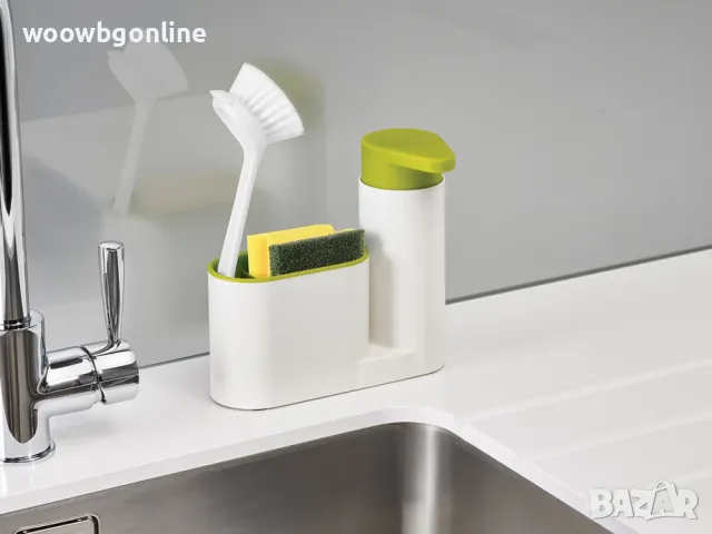 Кухненски дозатор органайзер за течен сапун и гъба, снимка 3 - Други стоки за дома - 49136446