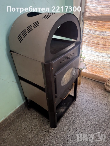 Продавам печка на дърва, снимка 2 - Отоплителни печки - 53315557
