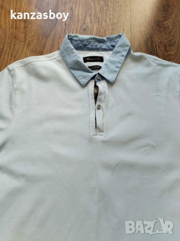 massimo dutti - страхотна мъжка тениска КАТО НОВА L, снимка 6 - Тениски - 53773555