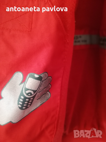 Спортно горнище в червено, снимка 3 - Спортни дрехи, екипи - 44817286