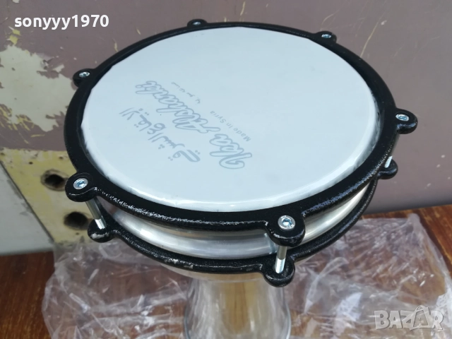 ГОЛЯМА ИНОКСОВА ТАРАМБУКА 41Х24СМ 2508250718, снимка 6 - Ударни инструменти - 51479081