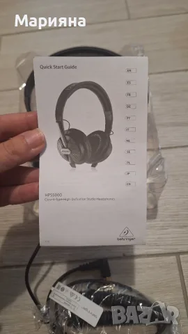 Чисто нови студийни слушалки Behringer HPS5000 (Затворени), снимка 3 - Слушалки и портативни колонки - 56199003