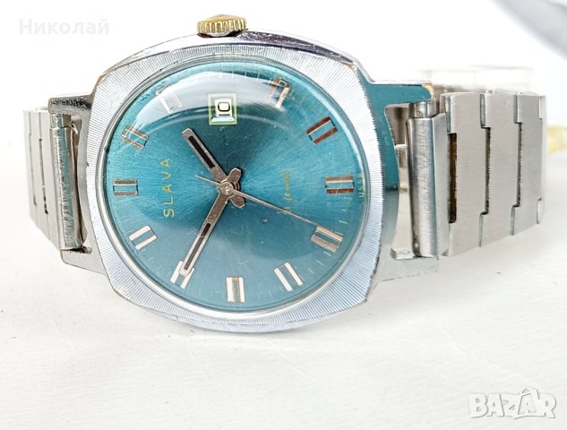 Slava Слава 21j cal. 2414 руски механичен часовник , снимка 2 - Мъжки - 42722569