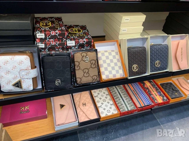 портмонета с кутия ysl saint laurent christian dior louis vuitton guess chanel , снимка 7 - Портфейли, портмонета - 50599659
