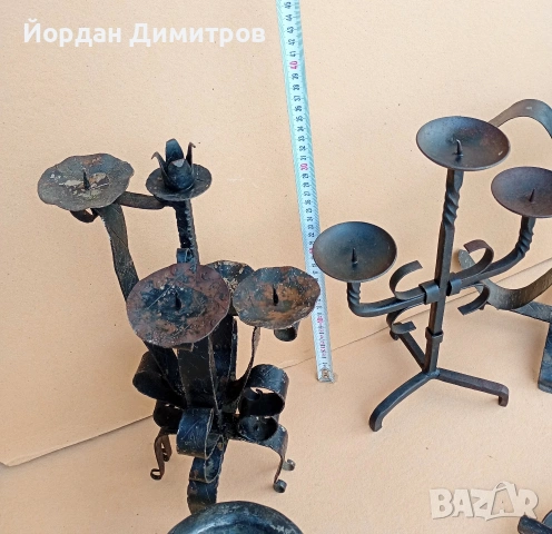 стари свещници , снимка 3 - Антикварни и старинни предмети - 53338267