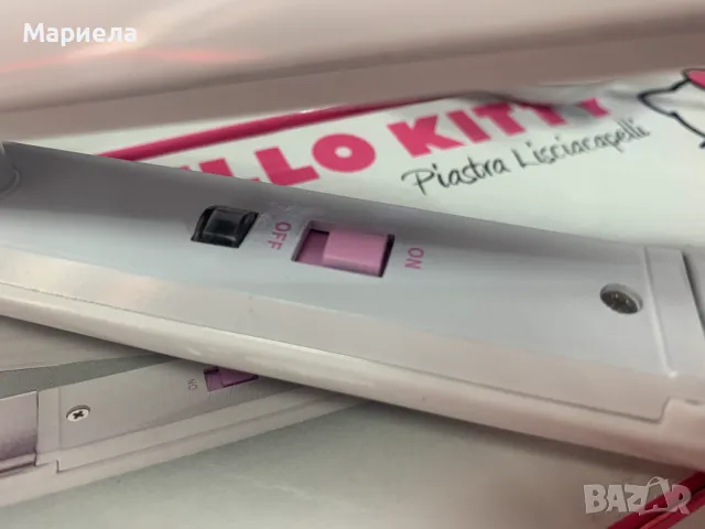Преса за коса HELLO KITTY / Преса за изправяне и накъдряне до 200°С, снимка 5 - Преси за коса - 47846343