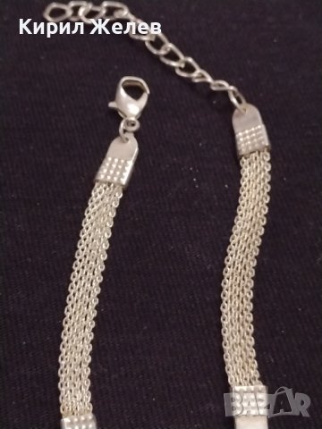 Фешън модел дамска гривна с ❤️ и кристали Сваровски 37421, снимка 8 - Гривни - 40426110