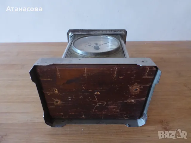 Немски настолен механичен часовник с латерна Жокер 1920 г , снимка 12 - Антикварни и старинни предмети - 48641582