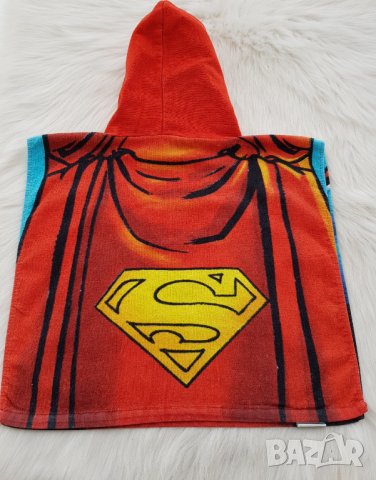 Детско пончо за плаж Супермен 1-3 години , снимка 2 - Хавлии и халати - 41603098