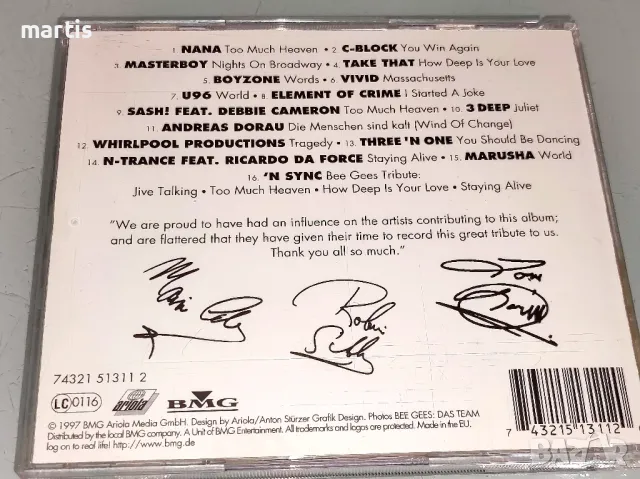 Bee Gees CD /отлично състояние/15 лв, снимка 3 - CD дискове - 49316480