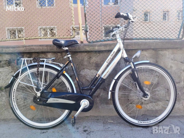 28 цола алуминиев велосипед с 7 скорости усилени капли амортисьори предни като нов 