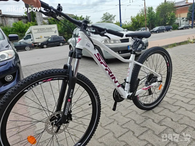 Промо велосипед 27.5" Sprint MAVERICK LADY S бял, снимка 7 - Велосипеди - 56070547