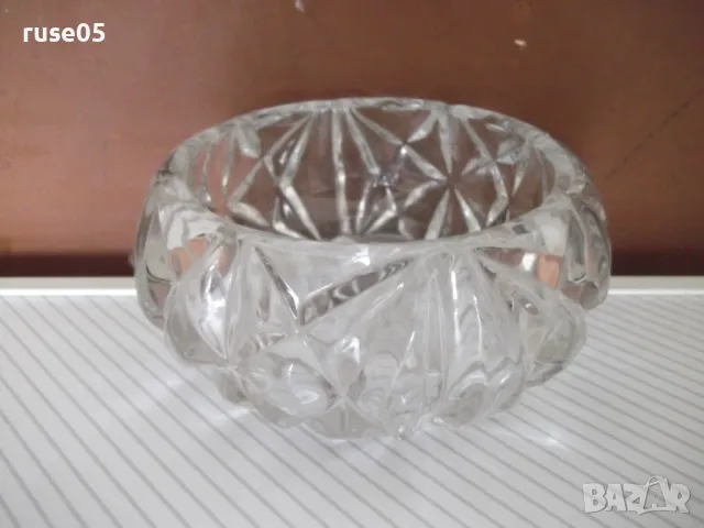 Пепелник стъклен имитационен кристал