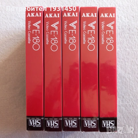 AKAI видеокасети чисто нови, снимка 3 - Други жанрове - 53777464