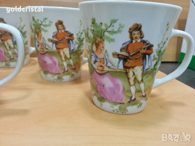 Стар полски порцелан чаши за чай , снимка 11 - Антикварни и старинни предмети - 49691225