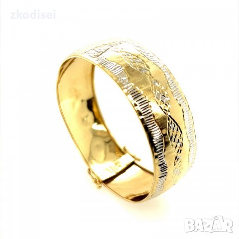 Златна дамска гривна 15,76гр. 14кр. проба:585 модел:14948-1, снимка 2 - Гривни - 39759979