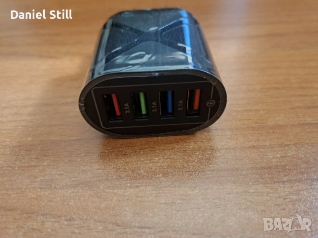 Бързо зарядно 5 букси с USB C, снимка 8 - Оригинални зарядни - 41572995