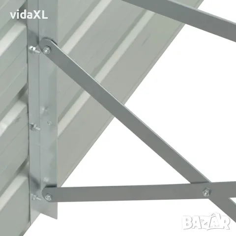 vidaXL Градинска висока леха поцинкована стомана 320x40x45 см кафява, снимка 6 - Саксии и кашпи - 56147597