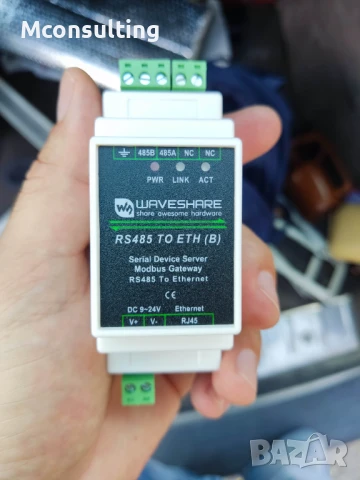 Waveshare Serial server RS485 to RJ45 Ethernet, снимка 1
