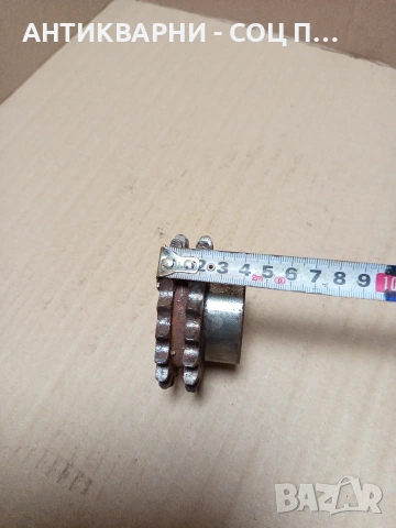 Соц Стара Зъбчата Шайба За Машини Техника 0.730кг. Номер 194., снимка 8 - Антикварни и старинни предмети - 53037174