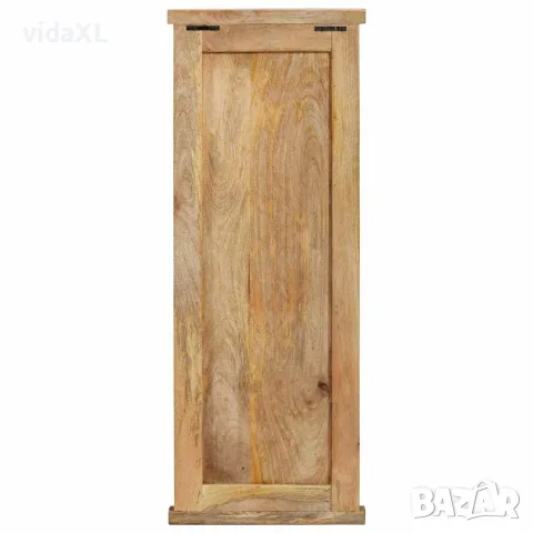 vidaXL Закачалки за дрехи, 2 бр, мангово дърво масив, 38x100 см, снимка 4 - Закачалки - 56147115