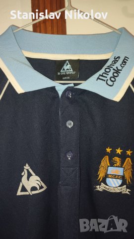 Тениска на Manchester City x Le Coq Sportif 02-03, Size XL, снимка 2 - Футбол - 41597837
