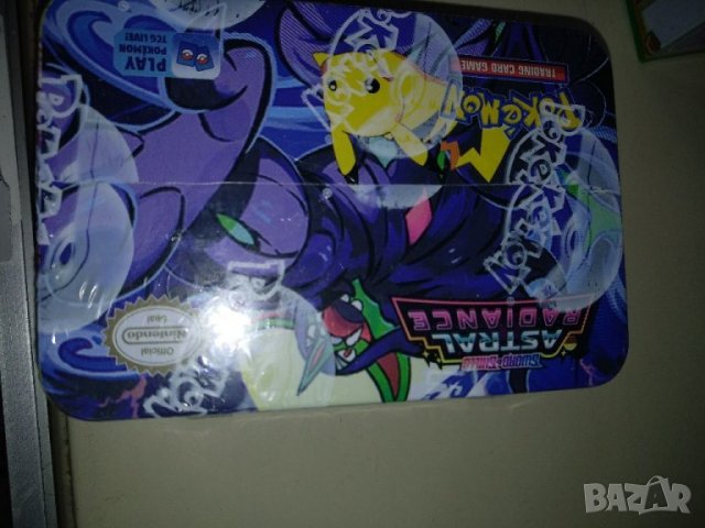 Карти Покемон,мет.кутия, 40карти, снимка 9 - Карти за игра - 37559316