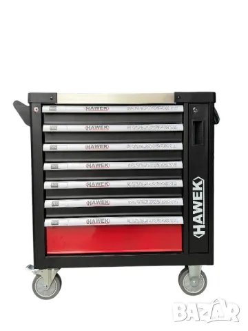 Професионален шкаф за инструменти с метален плот  HAWEK  , HW-1153, снимка 1