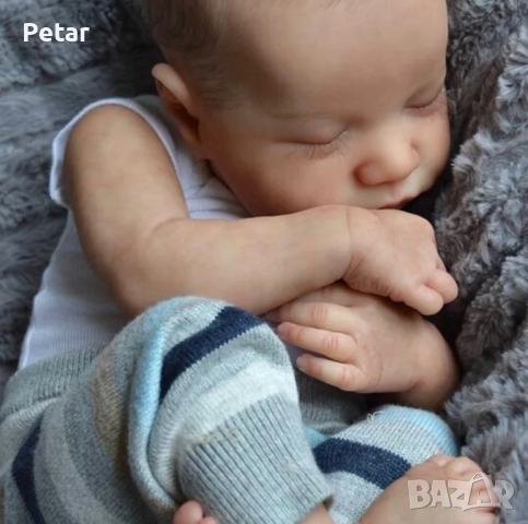 Нова Реборн Кукла-Бебе 49 см от Силикон, снимка 3 - Кукли - 44554726