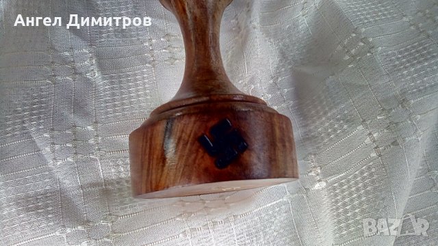 Дървена купа Трети райх, снимка 2 - Колекции - 35826343