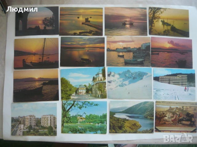 стари пощенски картички с изгледи от много страни, снимка 9 - Колекции - 50517527
