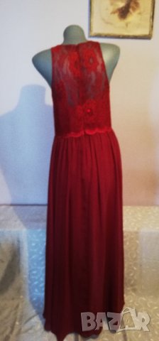 Червена бална рокля на MASCARA, р-р М, нова, с етикет, снимка 14 - Рокли - 35741564