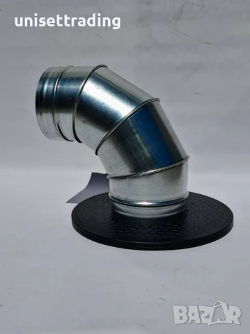 Коляно за аспирация ф200 поцинкована ламарина, снимка 8 - Други машини и части - 36355615