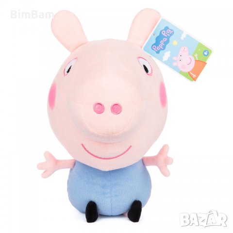 Плюшена играчка Peppa Pig Little Bodz Plush Toy - George / ORIGINAL - 23сm , снимка 1 - Плюшени играчки - 39513459