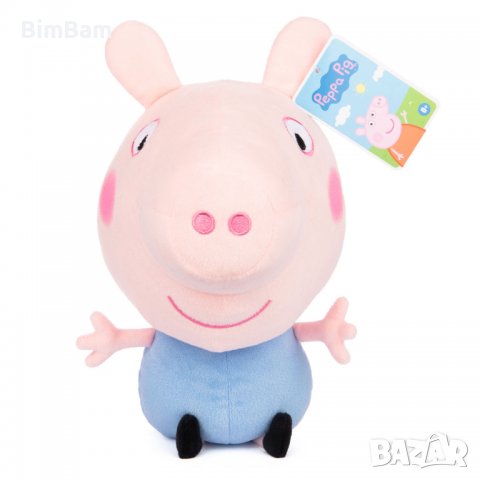 Плюшена играчка Peppa Pig Little Bodz Plush Toy - George / ORIGINAL - 23сm 