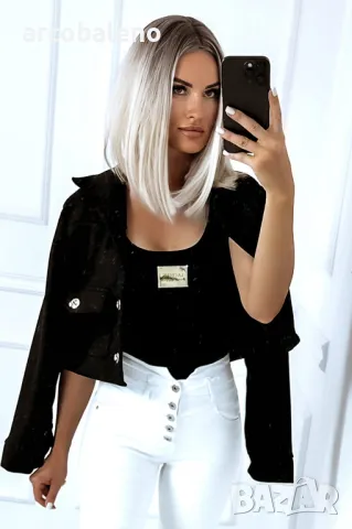 Дамска блуза с къс ръкав на райе 941, 3цвята , снимка 12 - Тениски - 49252217