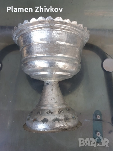 Потир за причастие от домашен иконостас , снимка 2 - Икони - 52874936