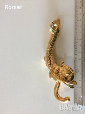 Стара позлатена закачалка делфин LAN-BAR Dolphin Range