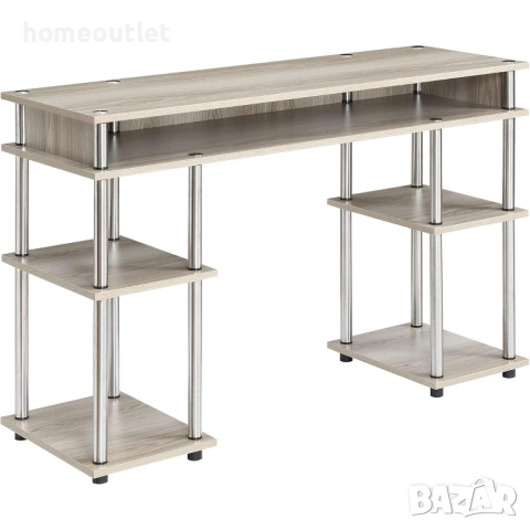 ПРОМОЦИЯ Компютърно / офис бюро с място за съхранение JSLP-MLS12040-O, снимка 2 - Бюра - 53085268