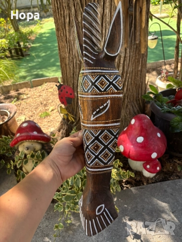 Маска за стена от дърво 50см. Последен 1 брой., снимка 2 - Пана - 36436122