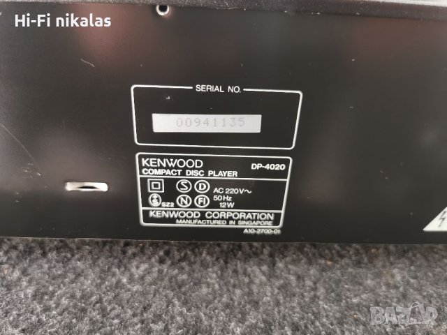CD Player компакт диск KENWOOD DP-4020, снимка 5 - Плейъри, домашно кино, прожектори - 40896084
