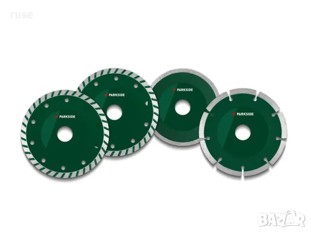 НОВИ! Комплект режещи дискове Ø 125 / 22,23 mm за бетон, мрамор, плочки