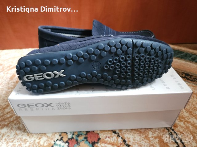 GEOX SS16 Navy Blue, Мъжки Мокасини, снимка 3 - Спортно елегантни обувки - 44274938