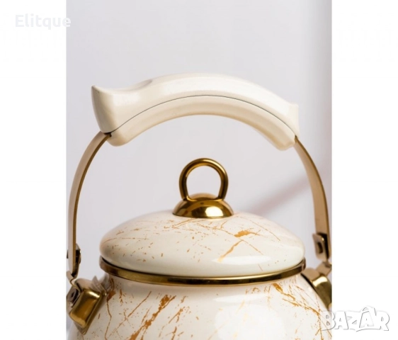 Чайник Goldmann, 2.5л., Емайл, Индукция, снимка 9 - Съдове за готвене - 52710079