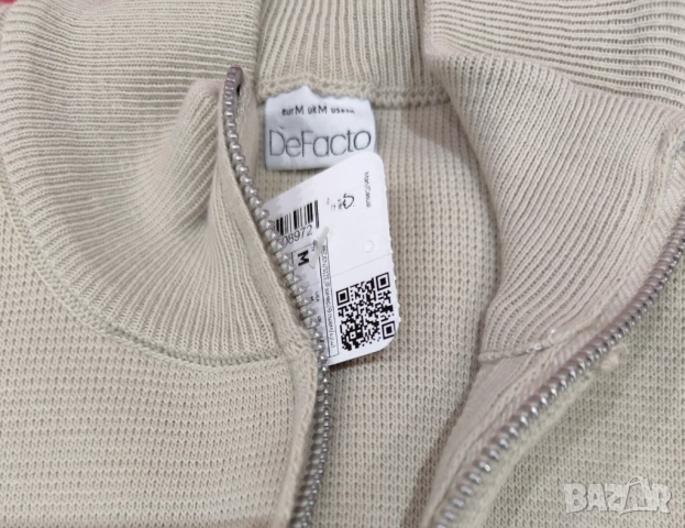 Мъжка жилетка с цип Defacto, снимка 6 - Суичъри - 52632368